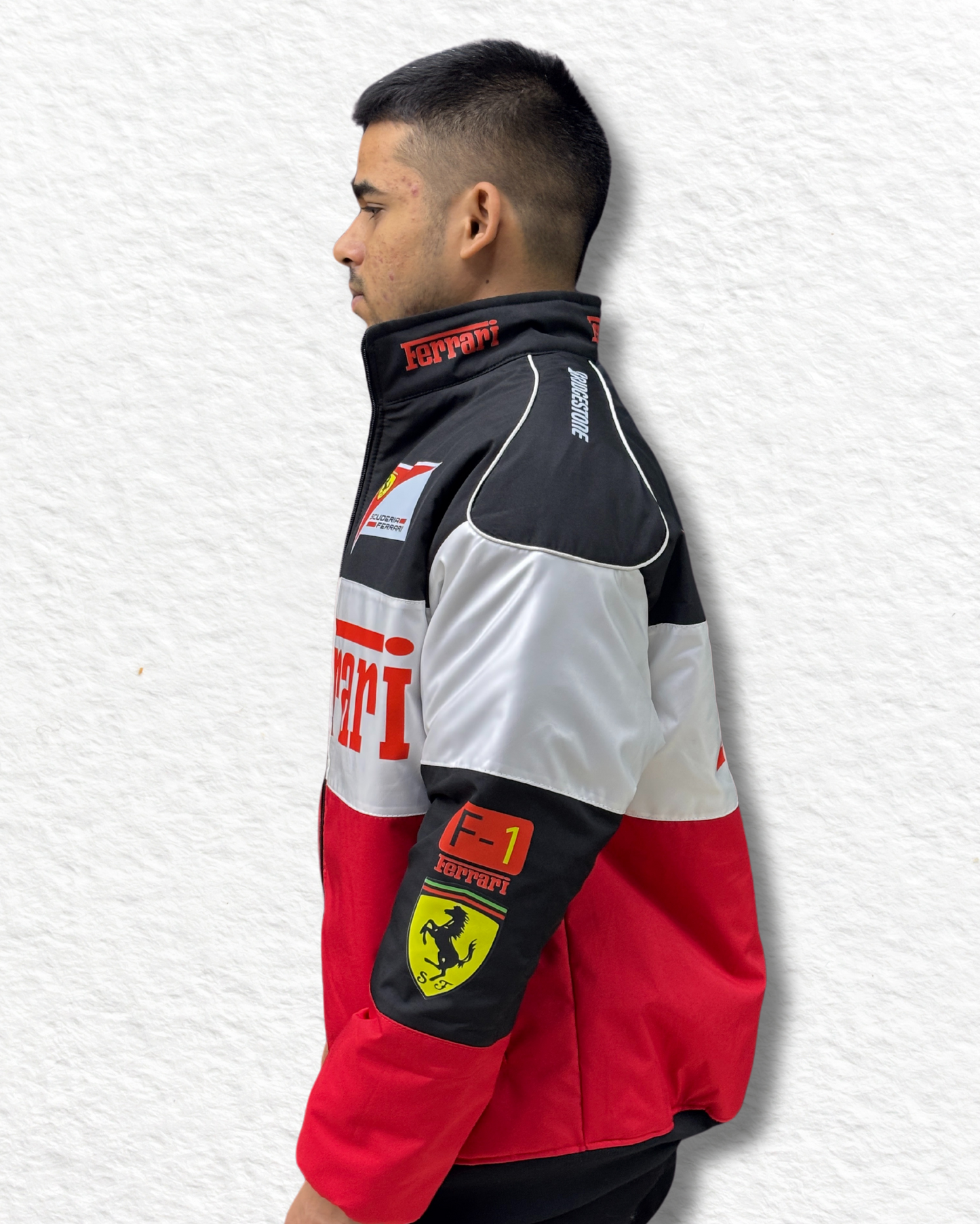 Vintage Ferrari Racing Puffer Printed Jacket Unisex l TSF