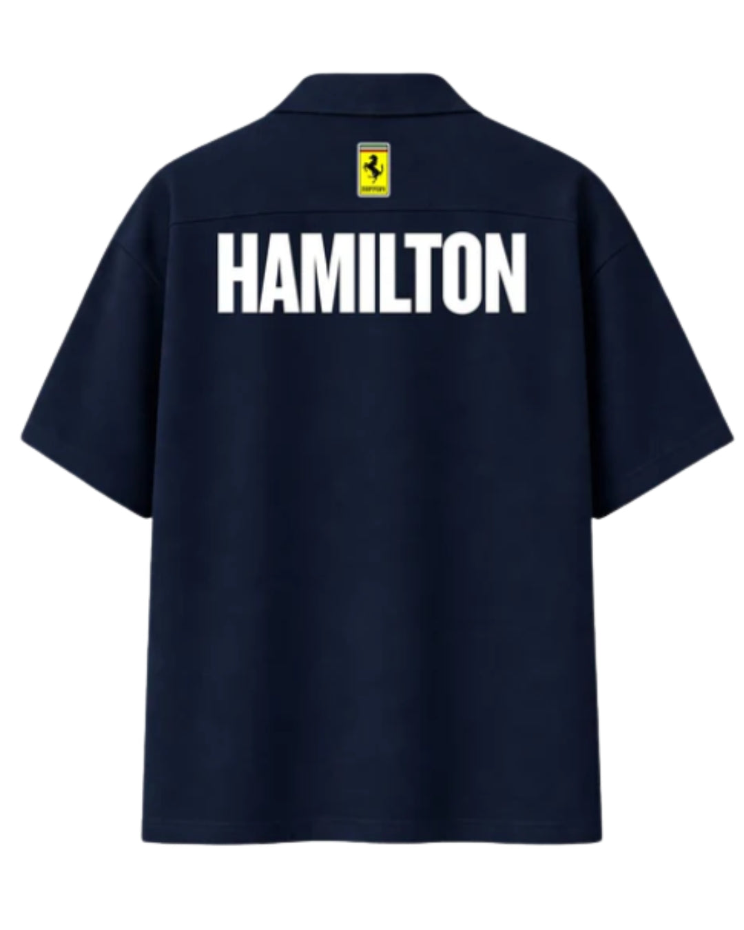 F1 HAMILTON NAVY BLUE UNISEX SHIRT