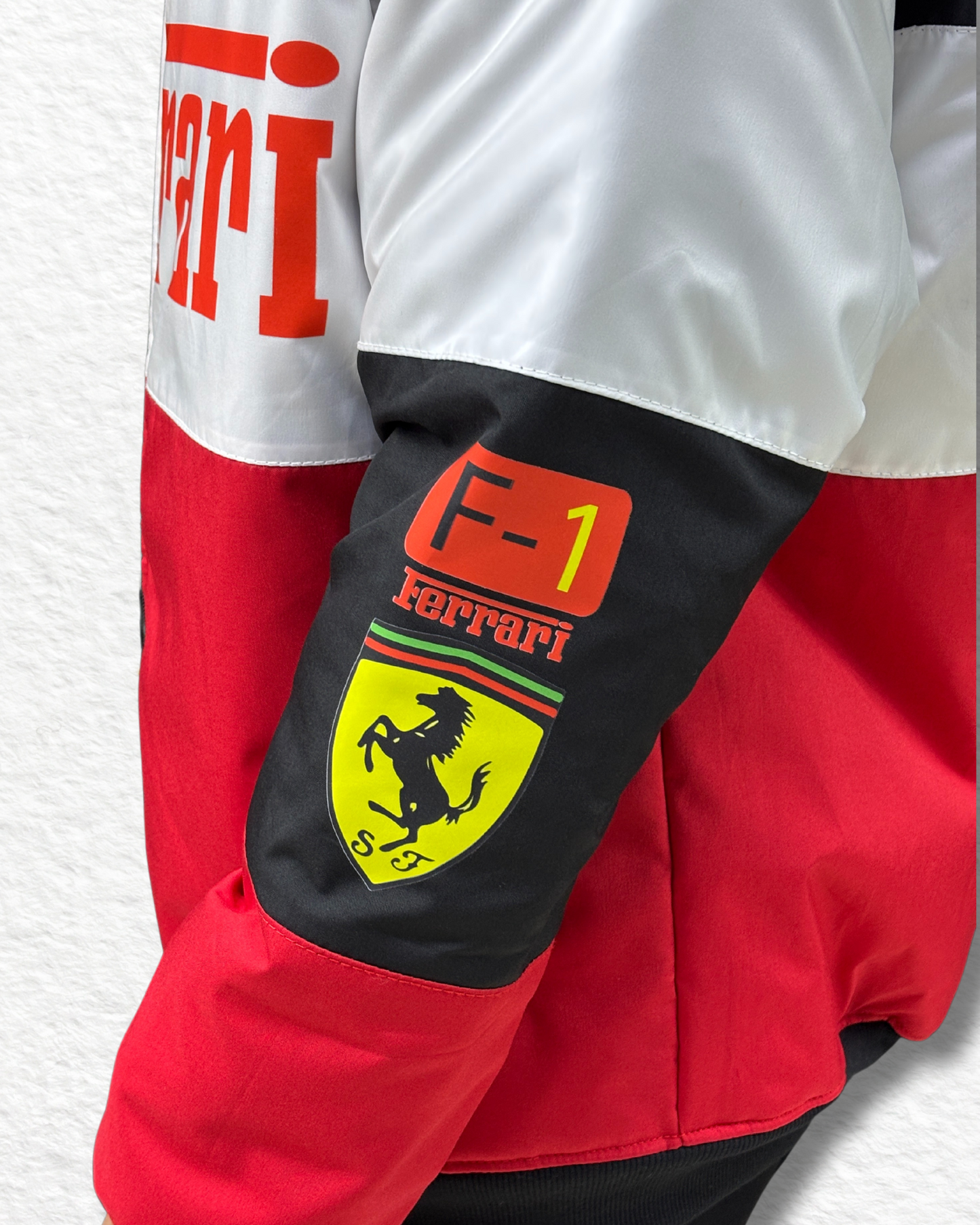 Vintage Ferrari Racing Puffer Printed Jacket Unisex l TSF