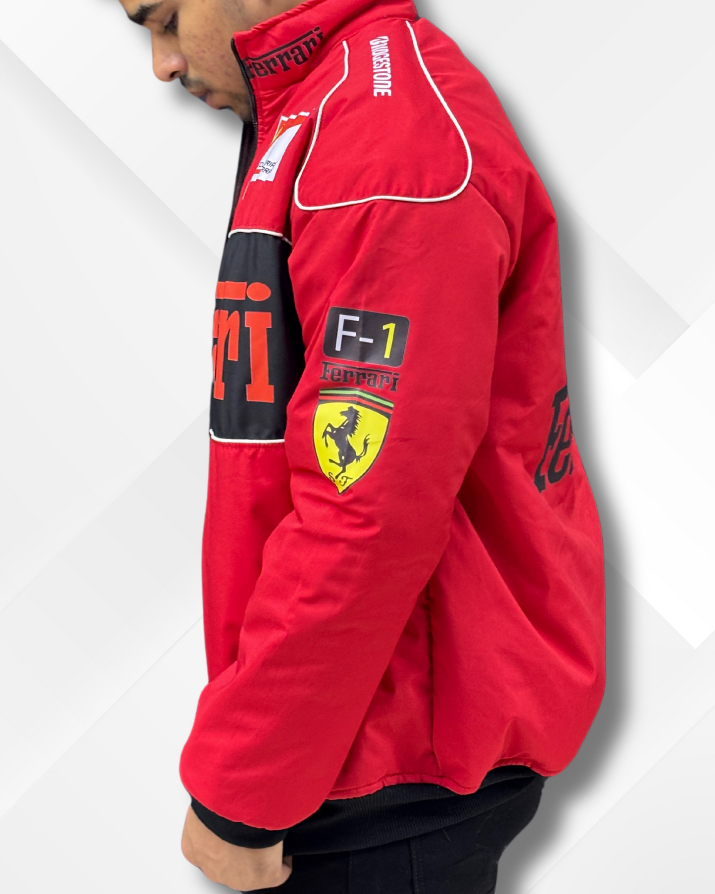 Formula 1 Ferrari Puffer Racing Jacket For Mens & Womens