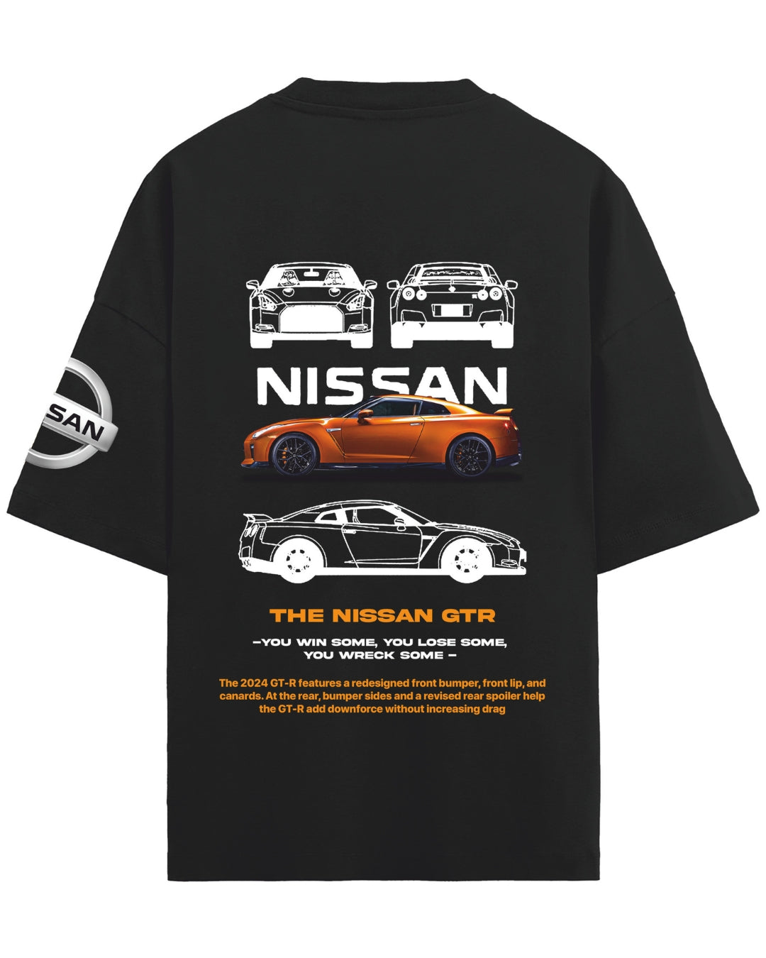 NISSAN BLACK UNISEX T-SHIRT