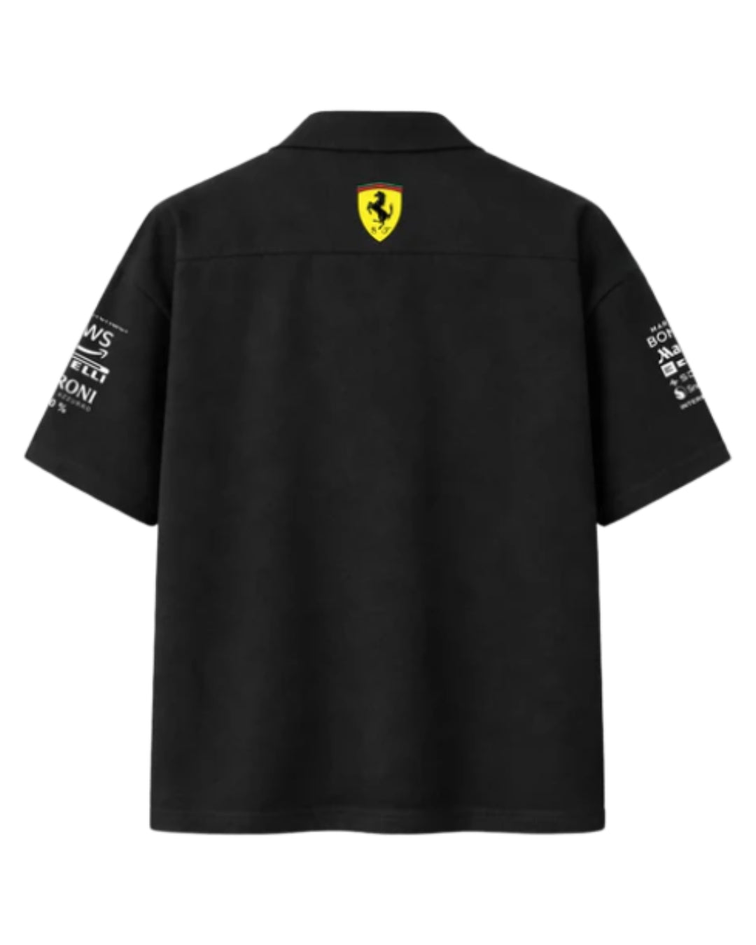 F1 SCUDERIA BLACK UNISEX SHIRT