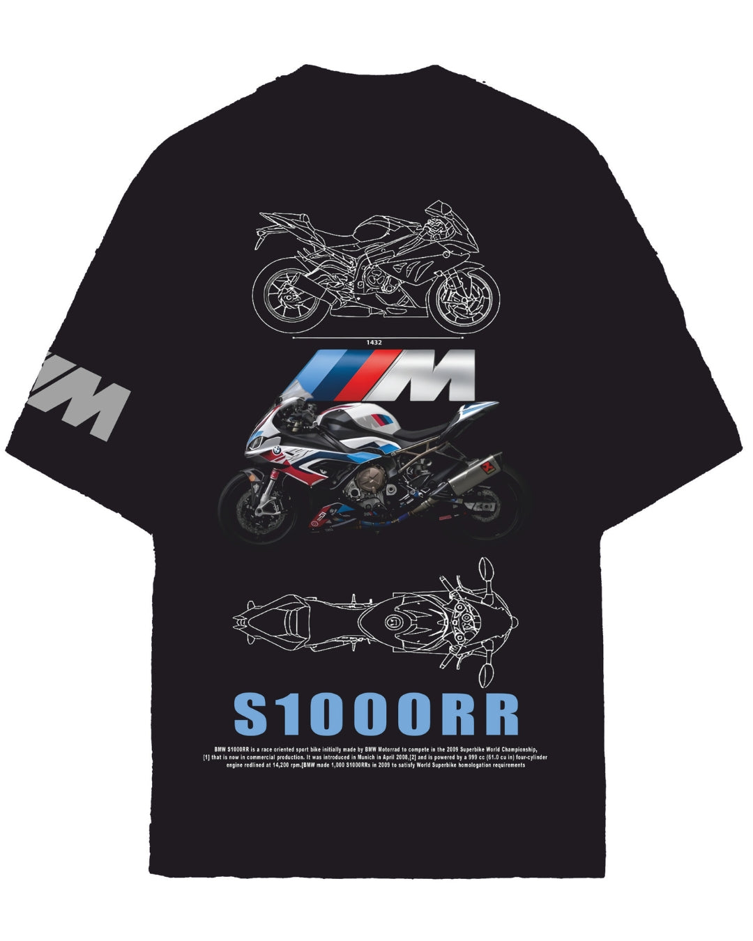 BMW BLACK UNISEX T-SHIRT
