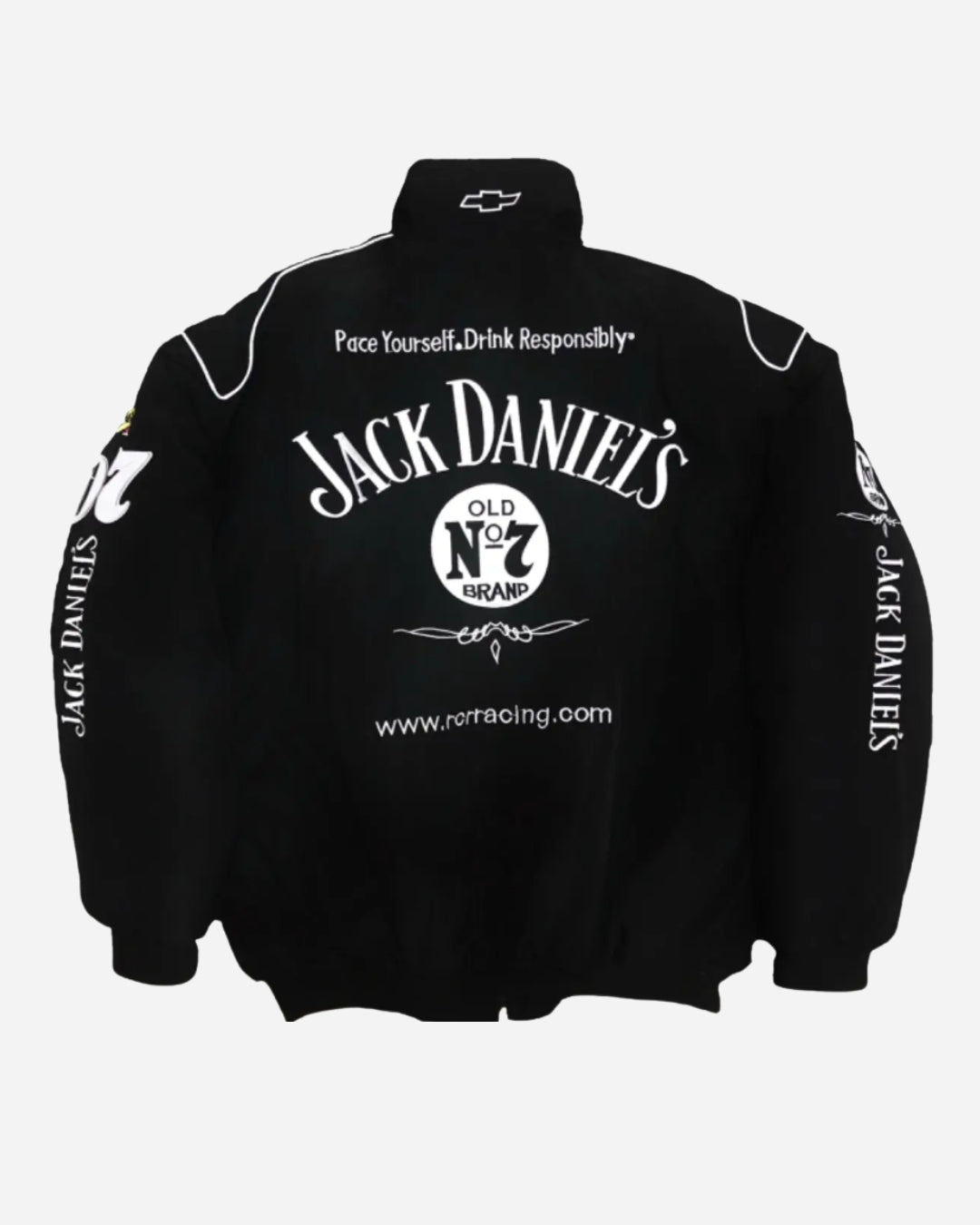 F1 Jack Daniel Puffer Embroidery Unisex Jacket l TSF