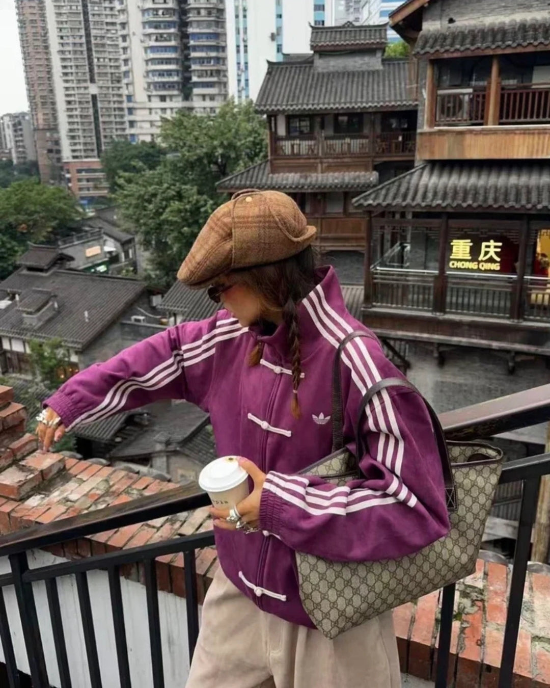 CNY PURPLE UNISEX JACKET