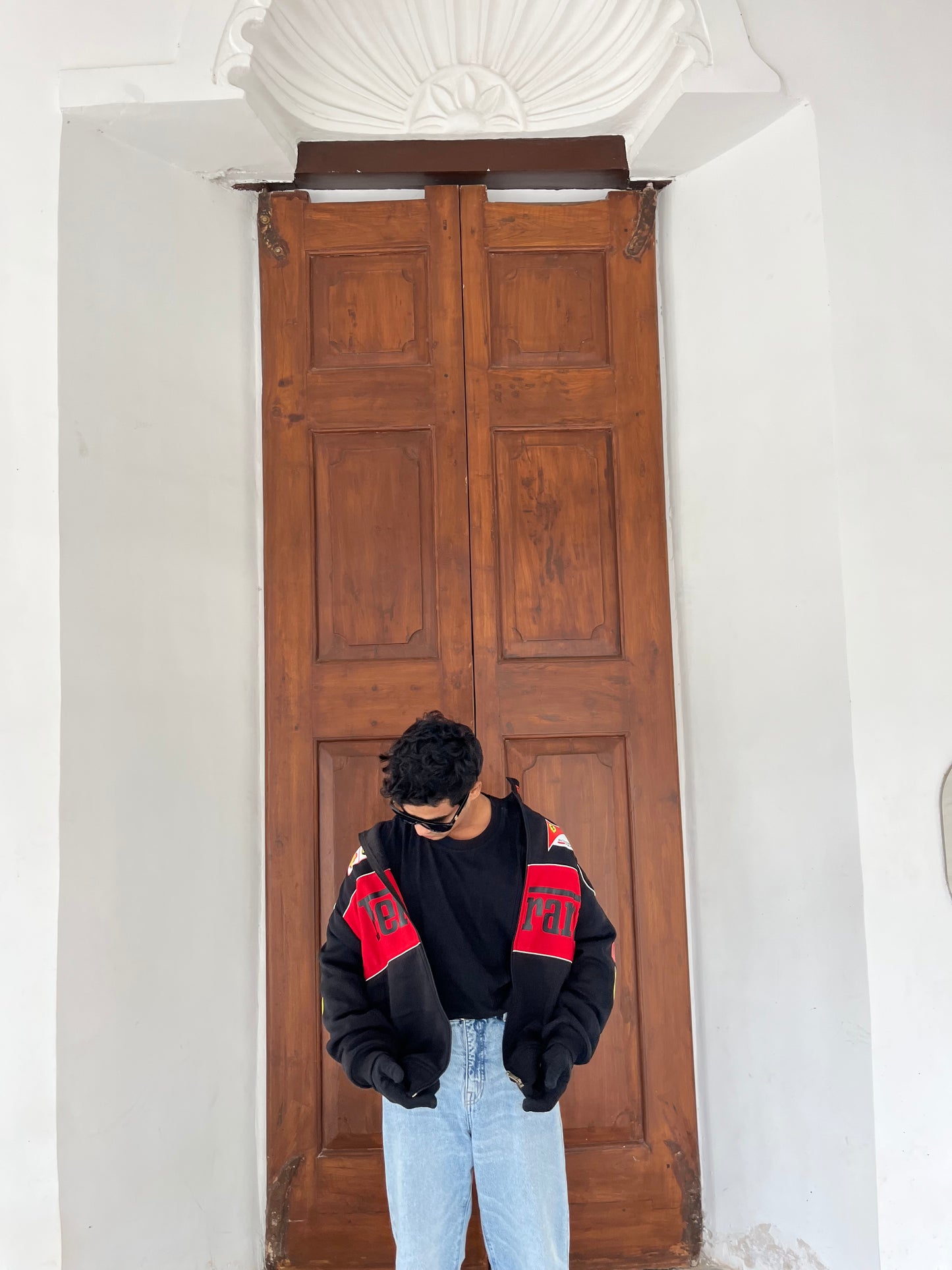 F1 BLACK FERRARI UNISEX RACING JACKET