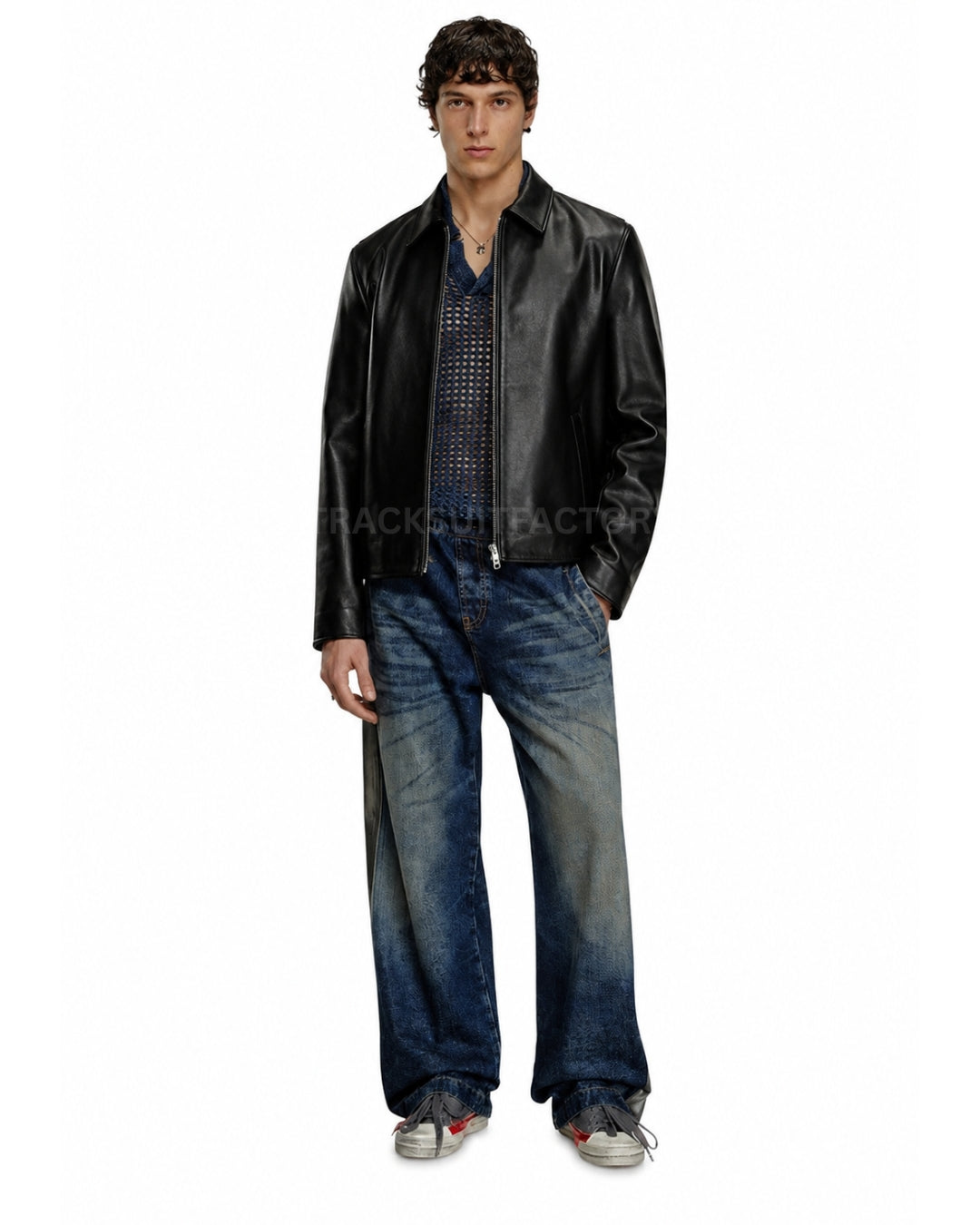 ZED BLACK LEATHER JACKET – UNISEX