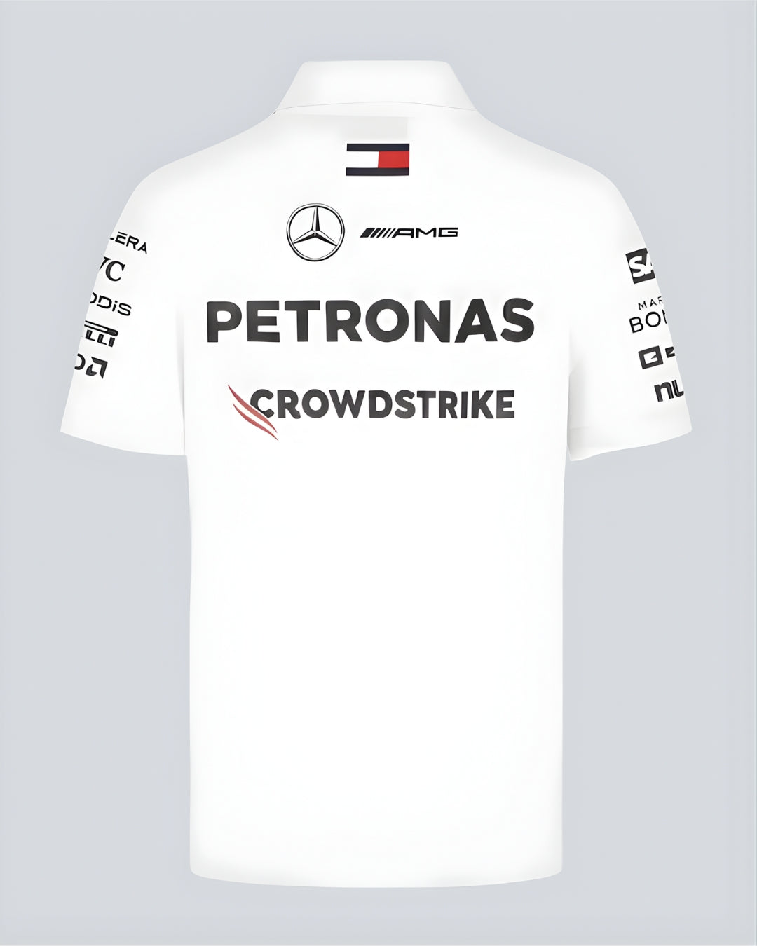 F1 PETRONAS UNISEX WHITE POLO T-SHIRT