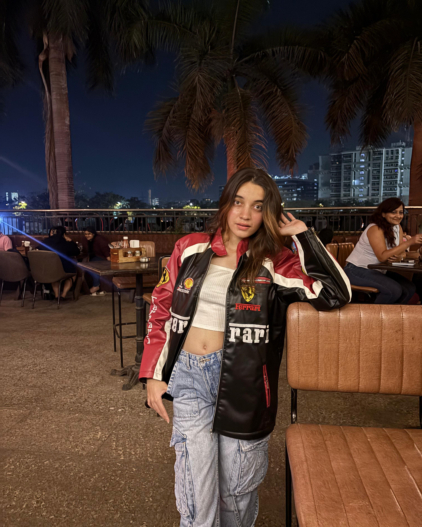 Ferrari Leather Racing Jacket l Unisex Racing Jacket