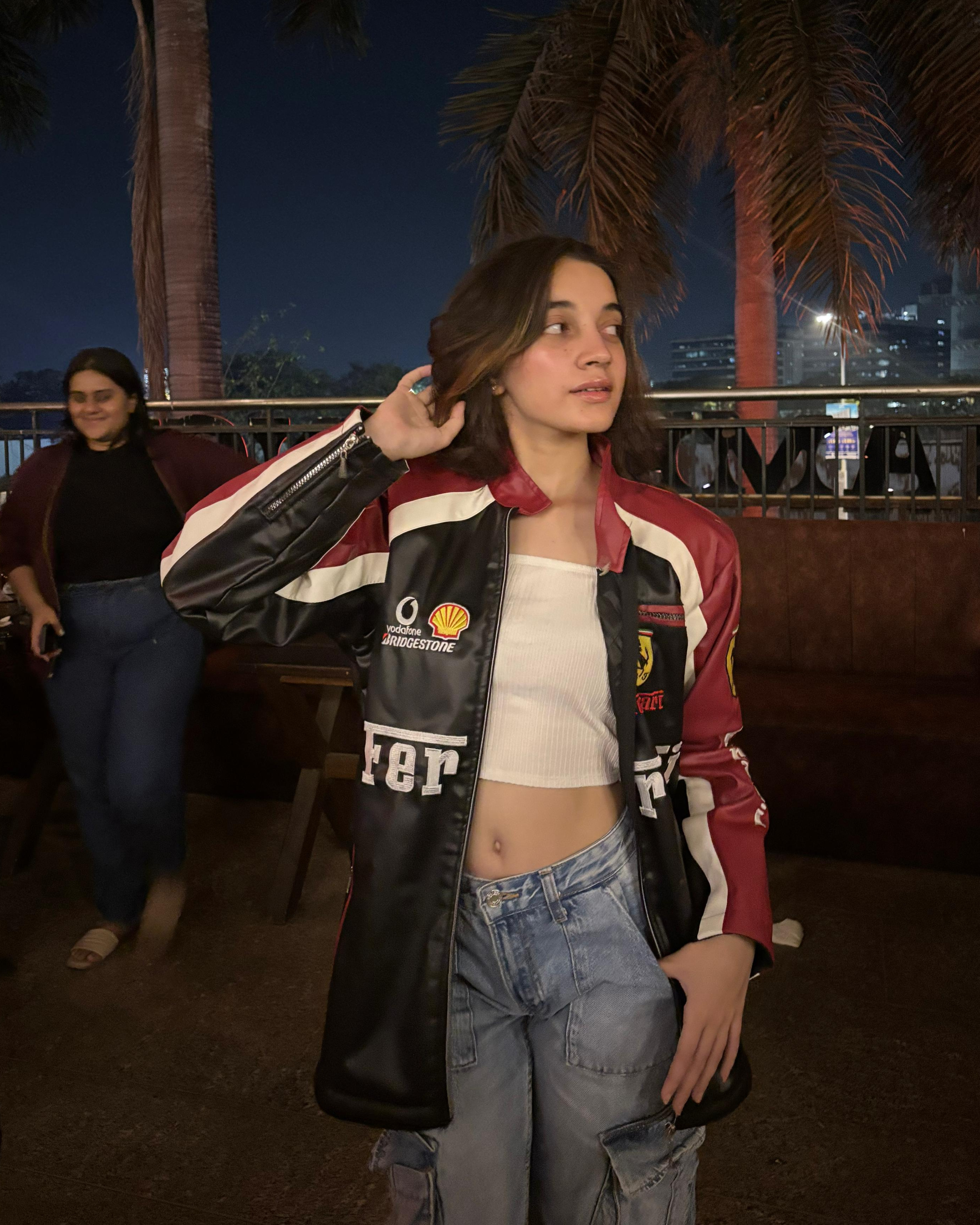 F1 BLACK FERRARI UNISEX LEATHER JACKET – Tracksuit Factory