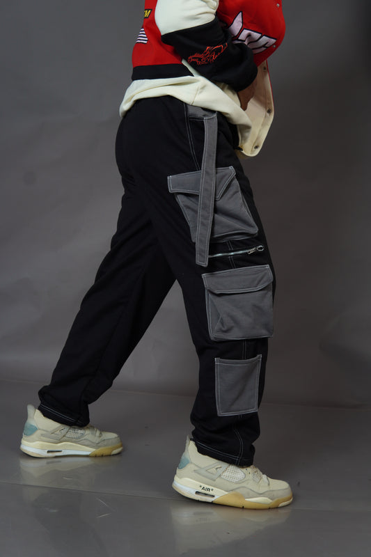 aesthetic Black Unisex Trackpants l TSF