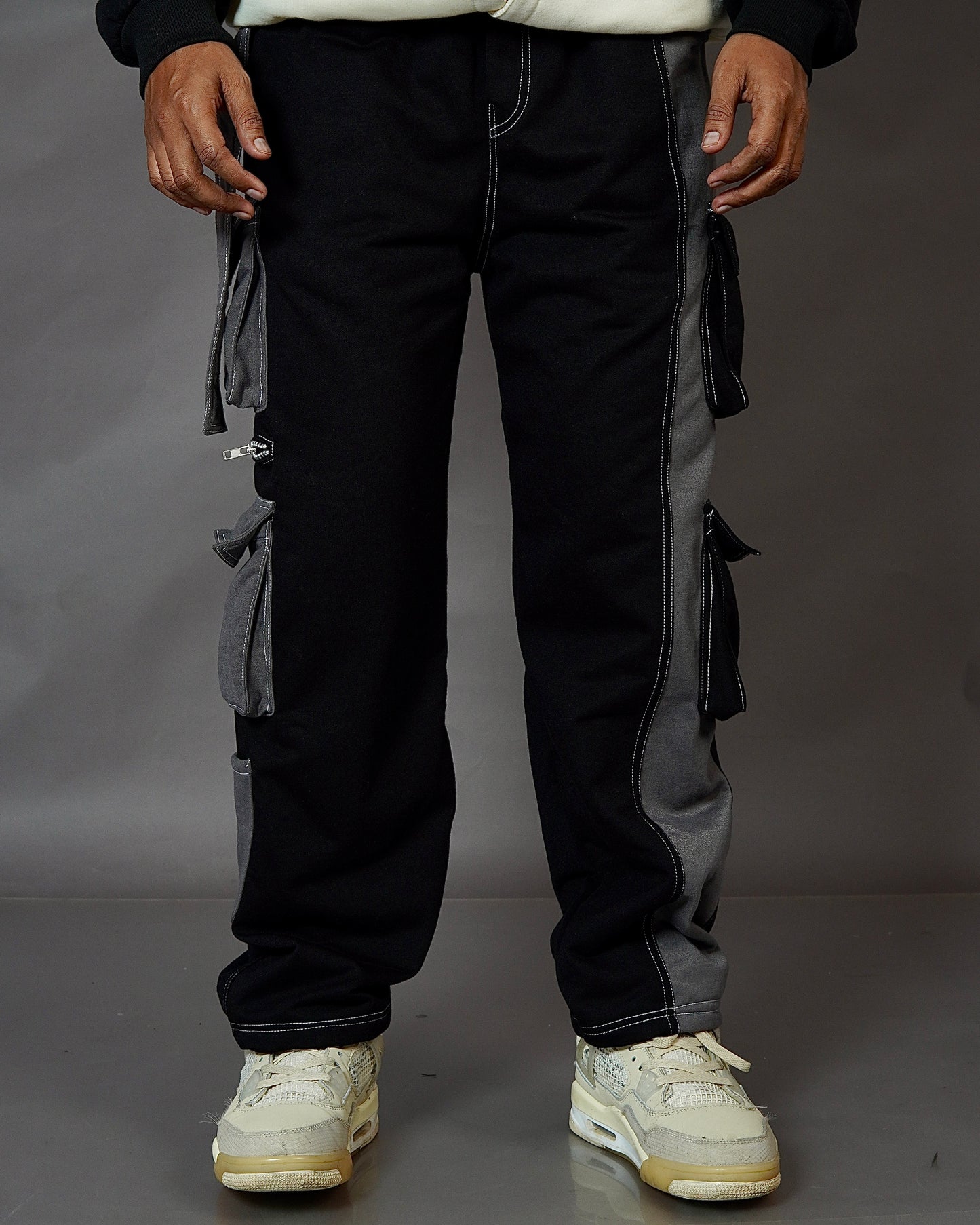 aesthetic Black Unisex Trackpants l TSF