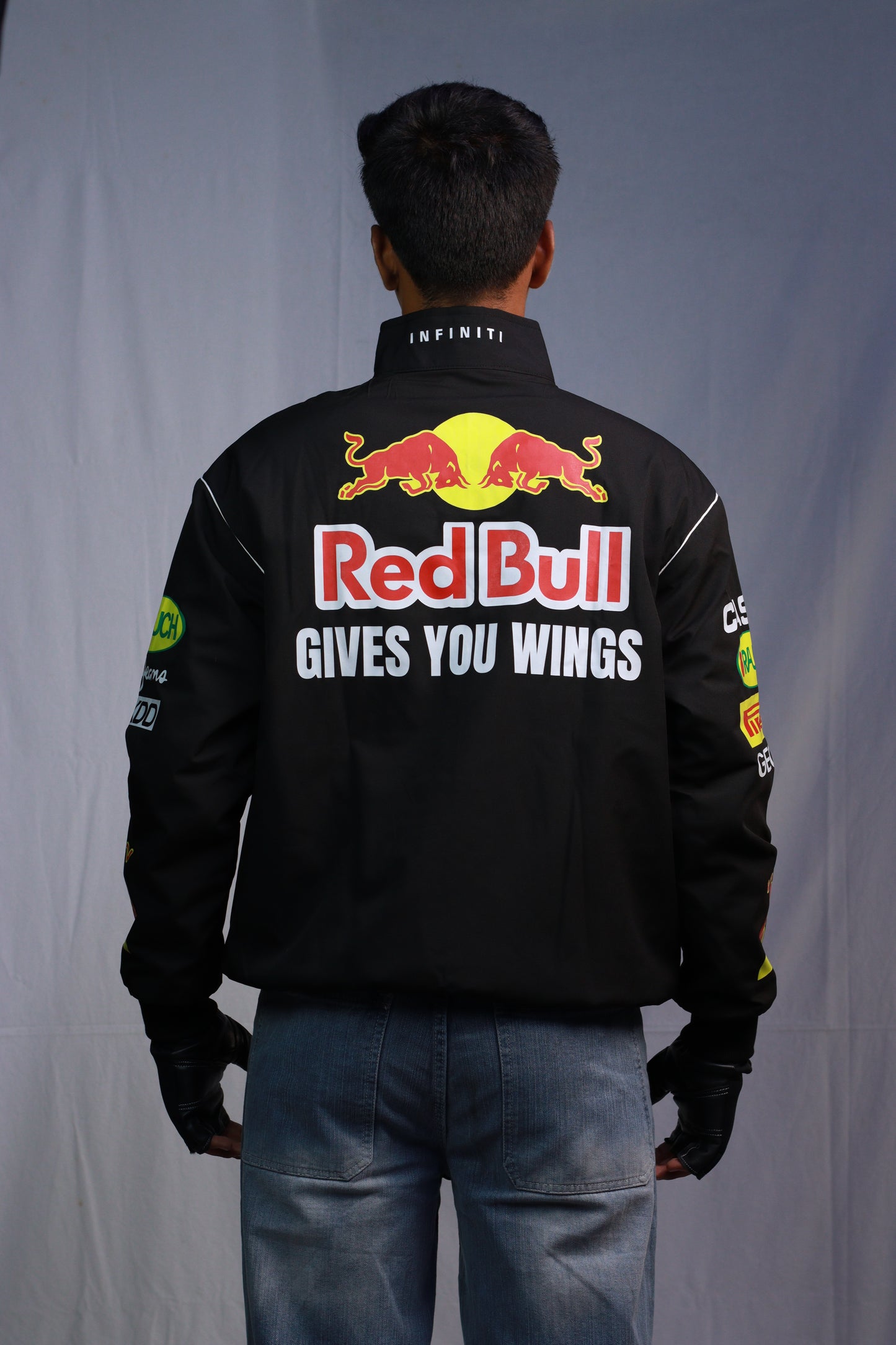 F1 REDBULL PUFFER PRINTED UNISEX JACKET