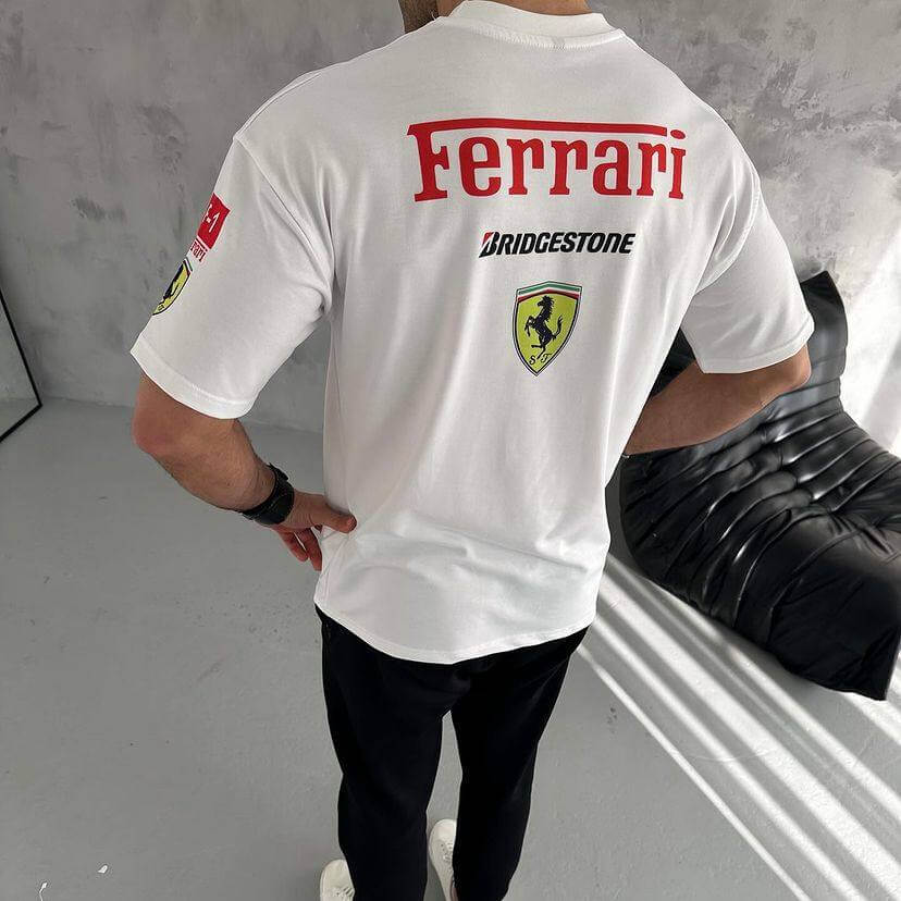 Ferrari Racing T-shirt l Vintage Racing Tshirt