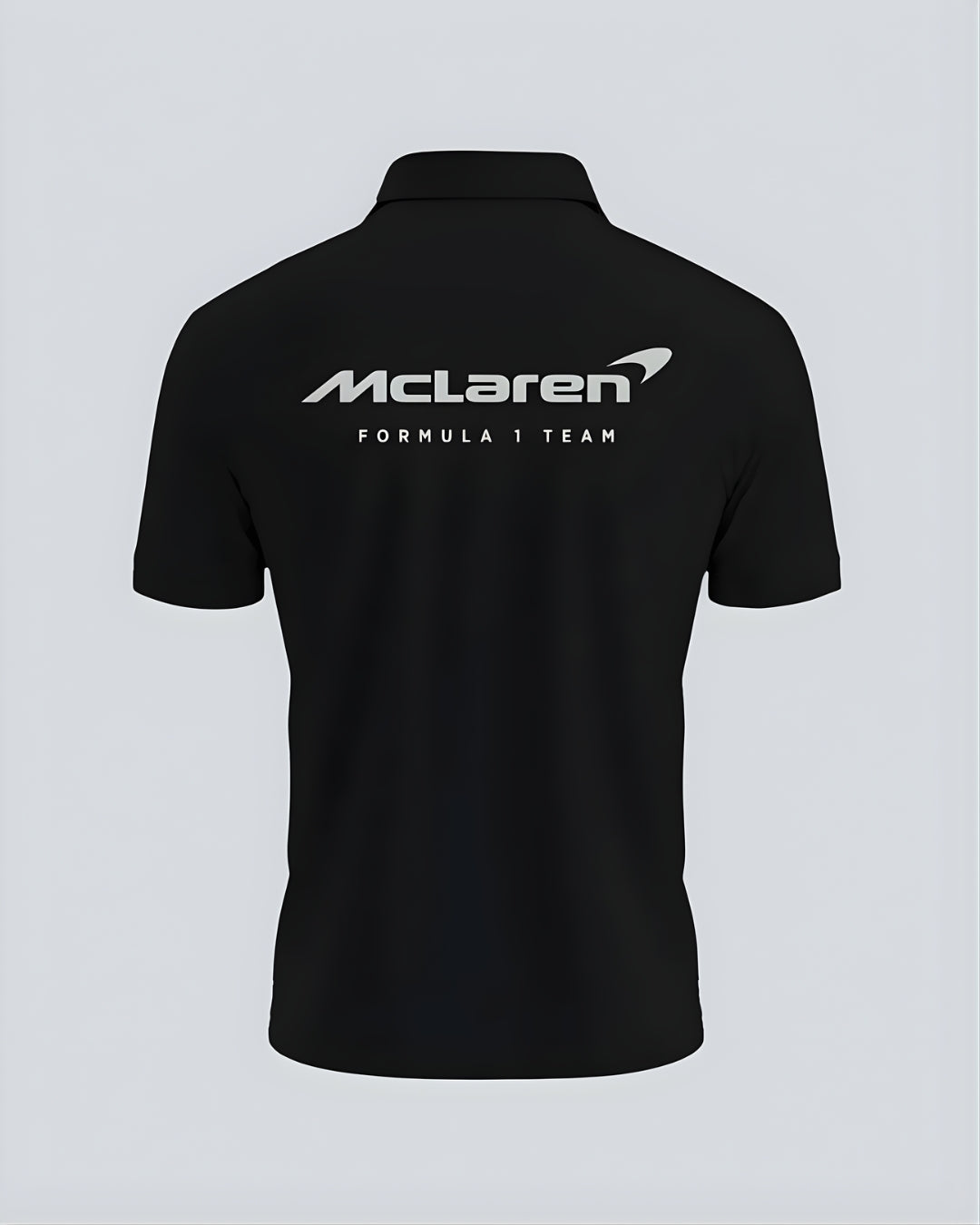 F1 MCLAREN UNISEX BLACK POLO T-SHIRT