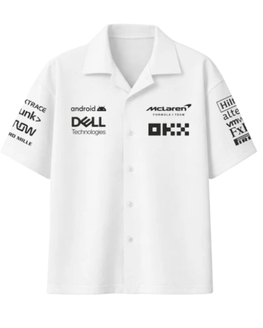 F1 MCLAREN WHITE UNISEX SHIRT