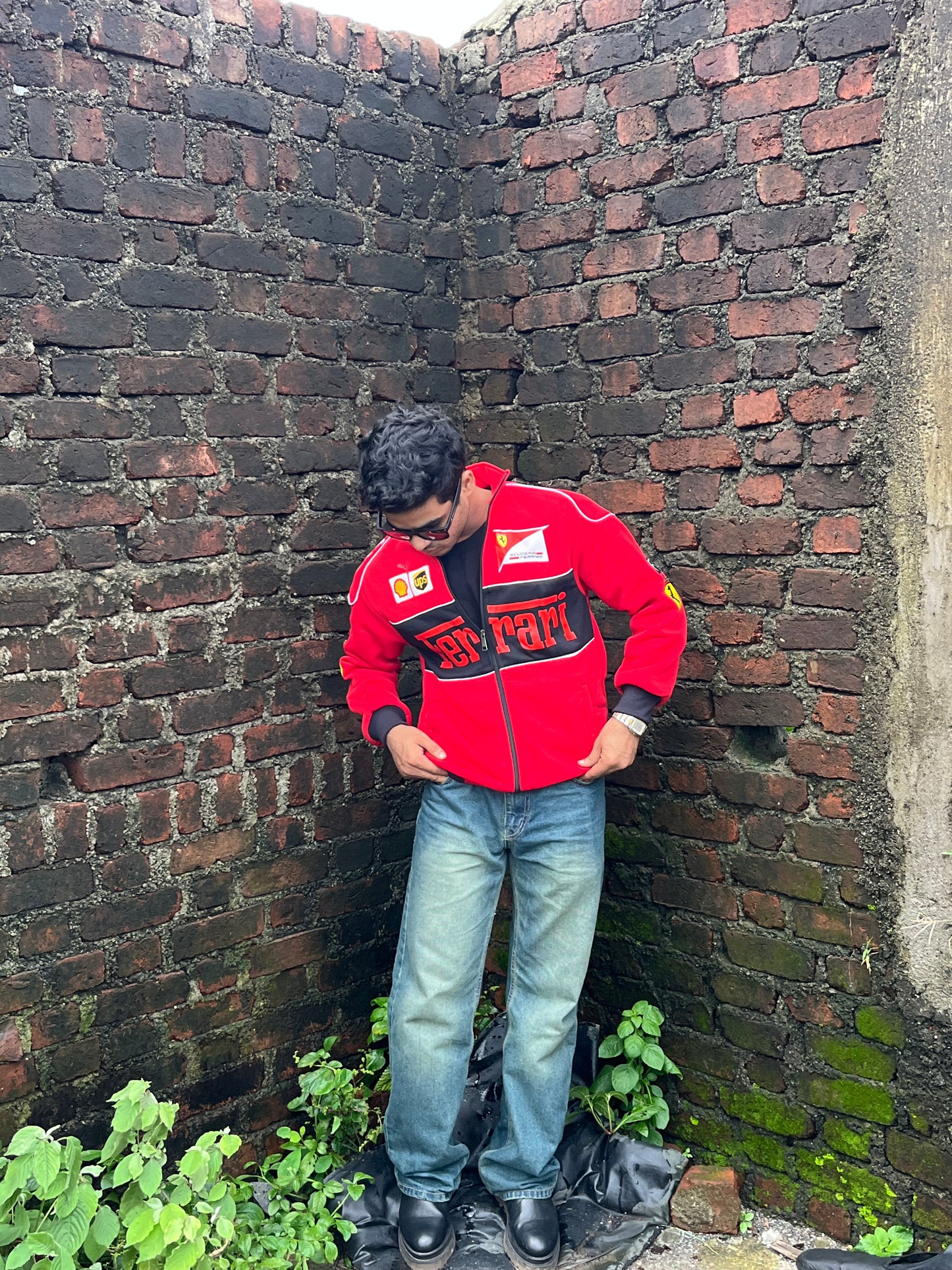 F1 RED FERRARI UNISEX RACING JACKET