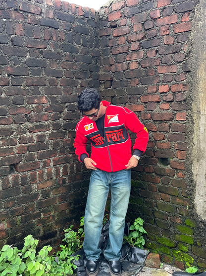 F1 RED FERRARI UNISEX RACING JACKET
