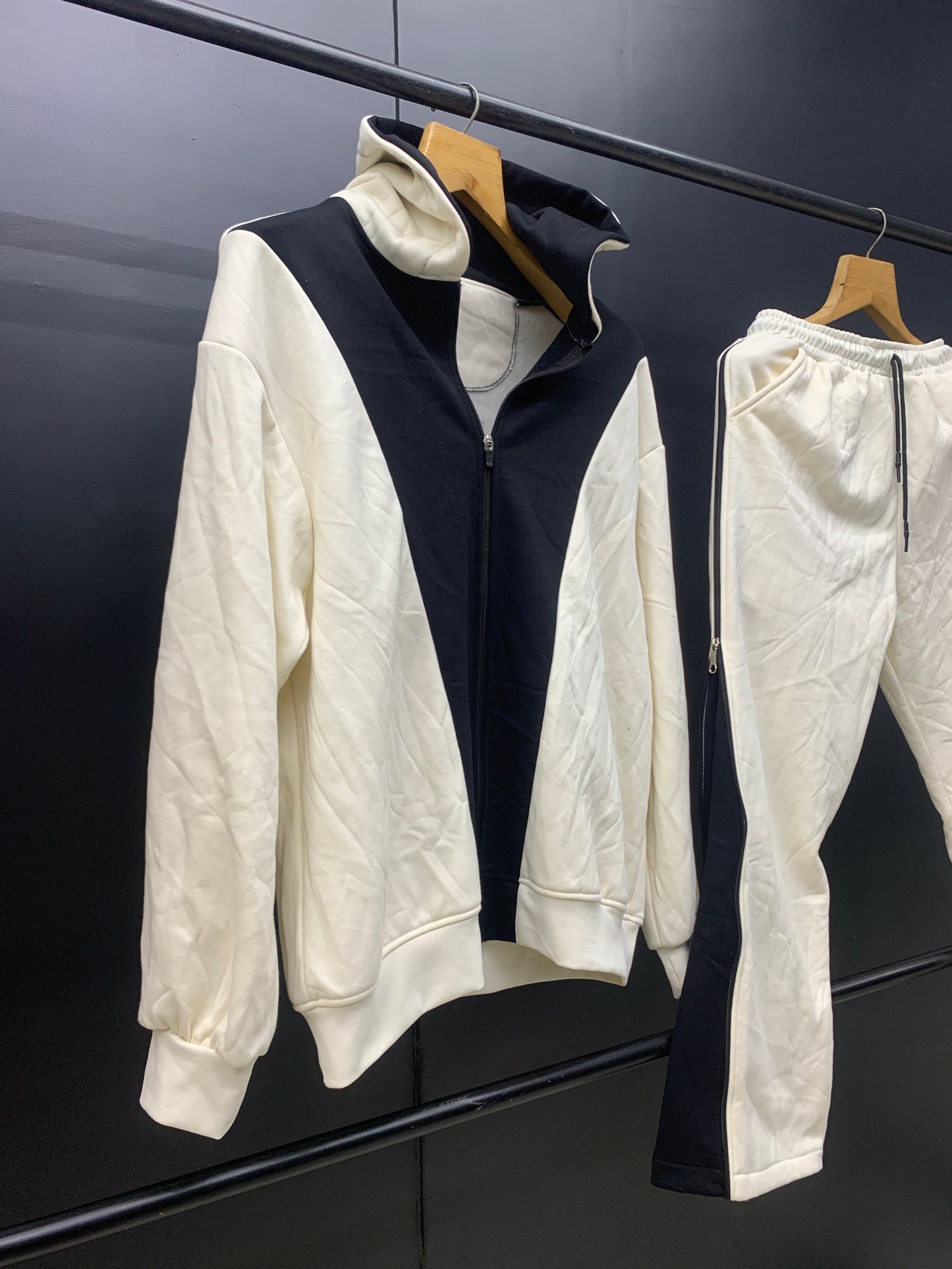 Cream and Beige Color Tracksuit For Mens