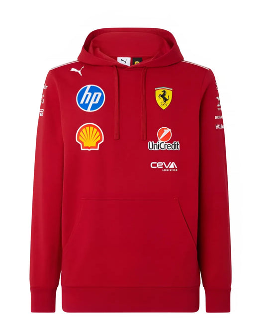 F1 SCUDERIA FERRARI RED UNISEX HOODIE