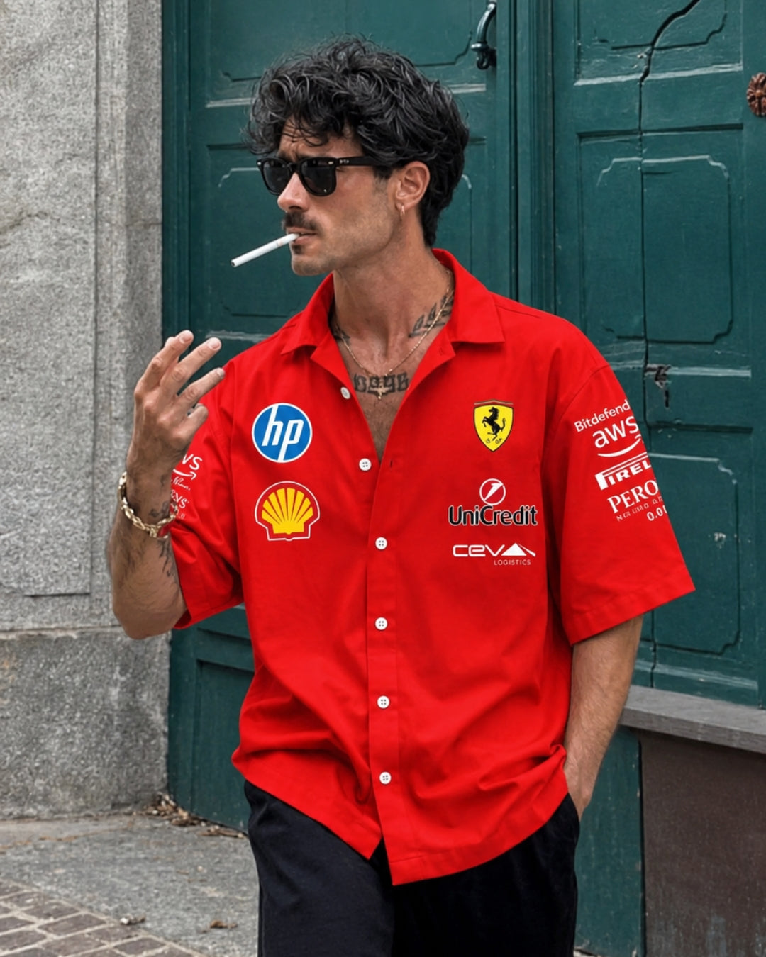 F1 SCUDERIA RED UNISEX SHIRT