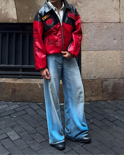 F1 LEATHER UNISEX RACING JACKET