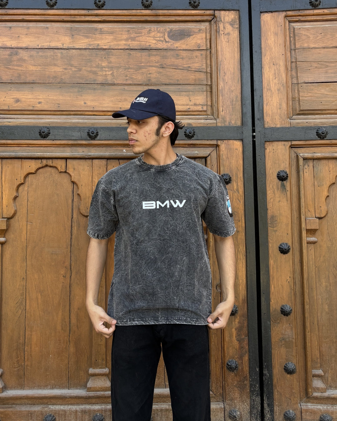 BMW ACID WASH UNISEX T-SHIRT