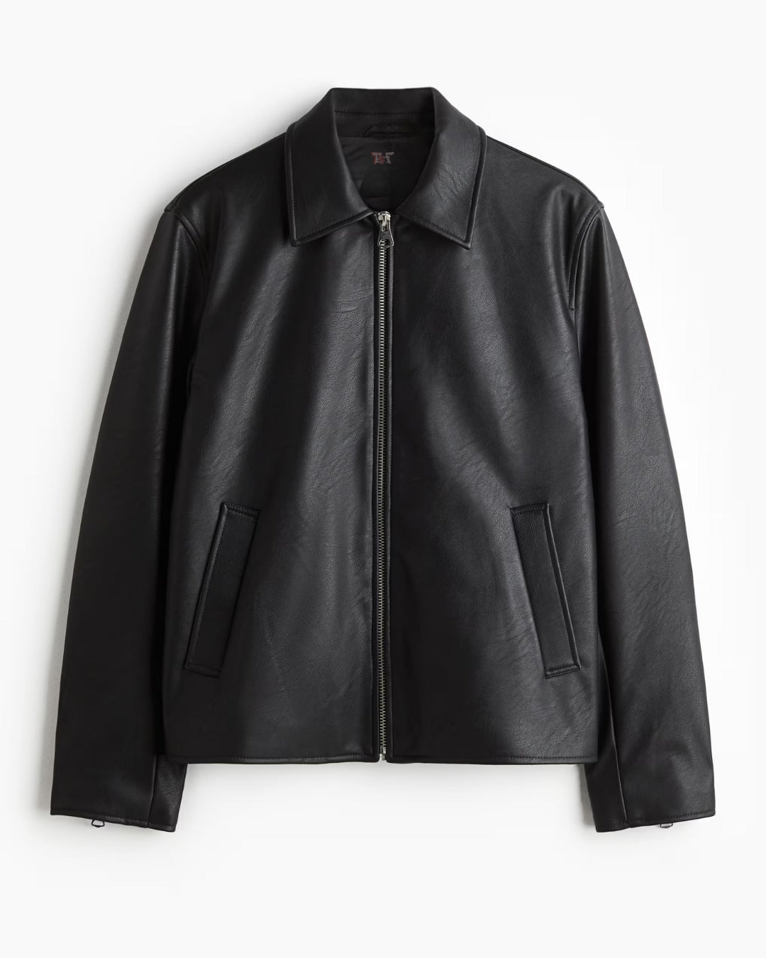 ASTHETIC LEATHER UNISEX COLLARED JACKET