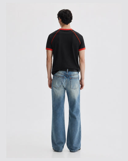DIES#L BLACK & RED RINGER T-SHIRT