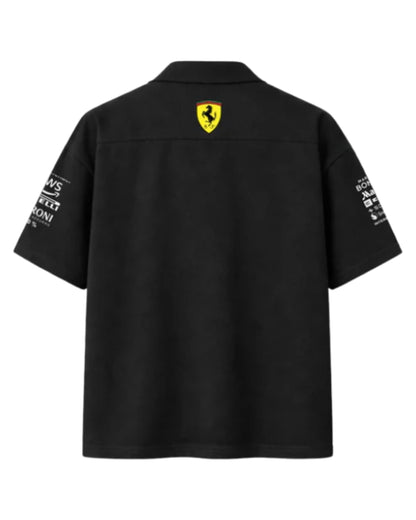 F1 SCUDERIA BLACK UNISEX SHIRT