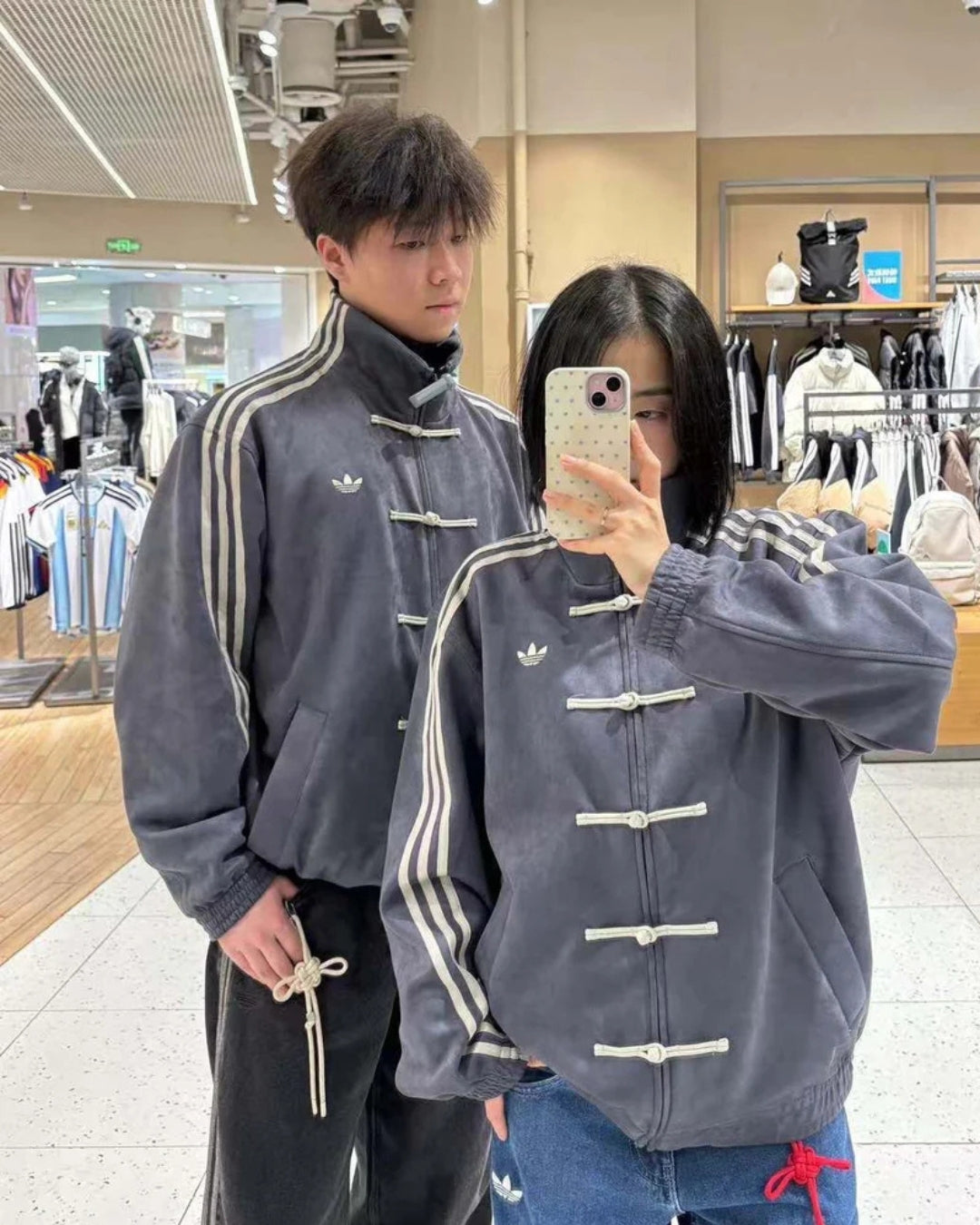 CNY CHARCOAL GREY UNISEX JACKET