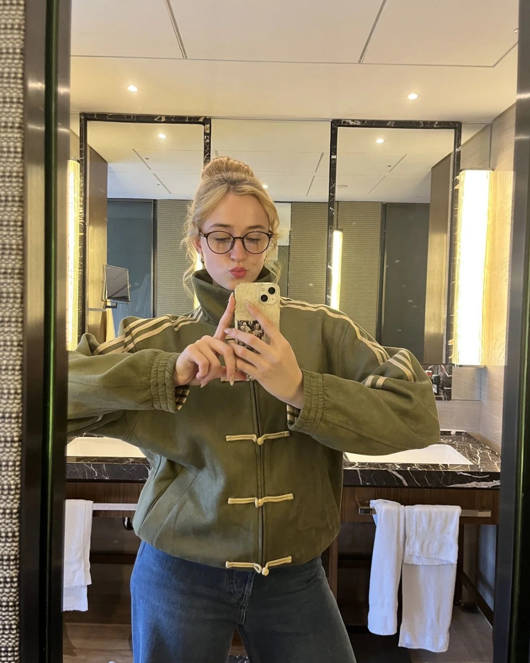 CNY OLIVE GREEN UNISEX JACKET