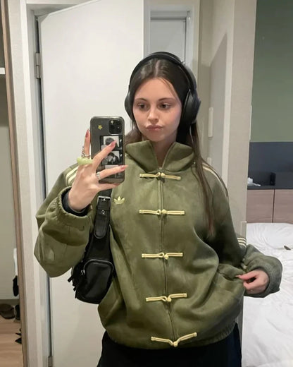 CNY OLIVE GREEN UNISEX JACKET