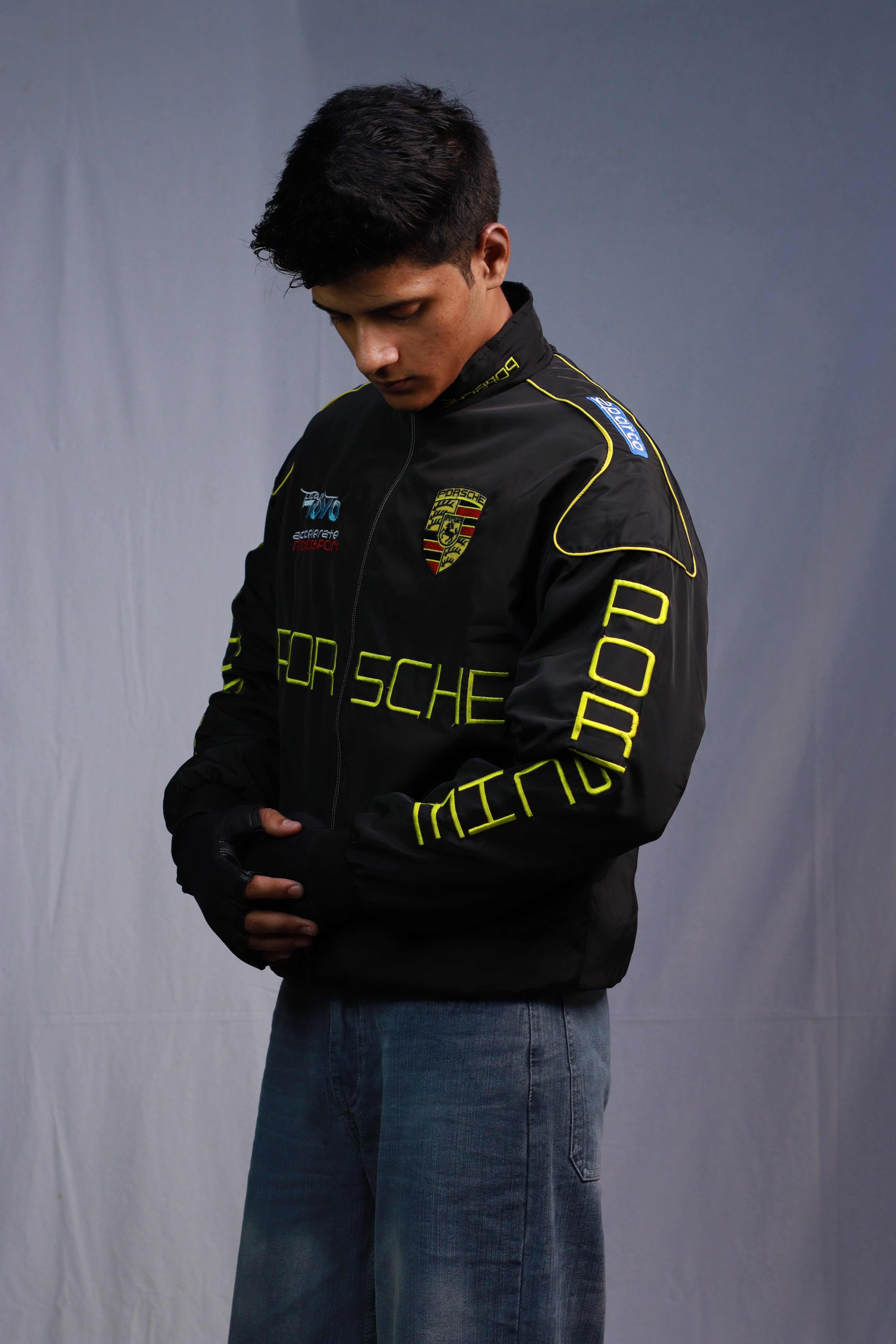 F1 PORSCHE UNISEX EMBROIDED JACKET – Tracksuit Factory