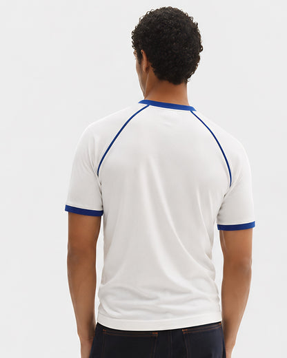 DIES#L WHITE & BLUE RINGER T-SHIRT