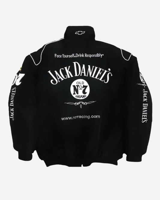 F1 Jack Daniel Puffer Embroidery Unisex Jacket l TSF