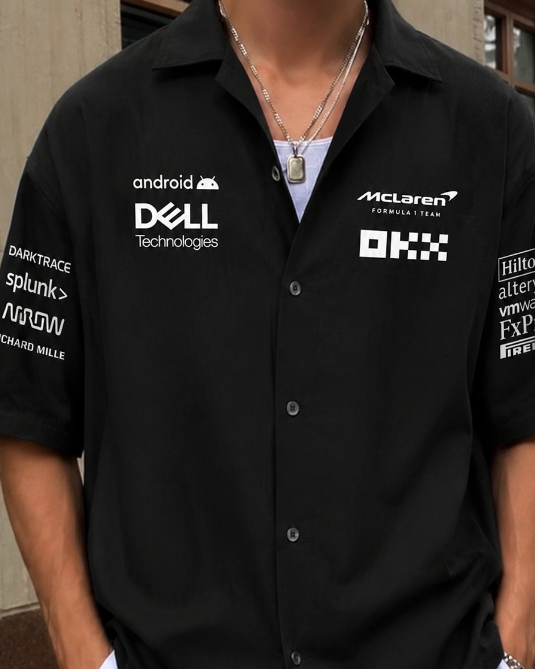 F1 MCLAREN BLACK UNISEX SHIRT