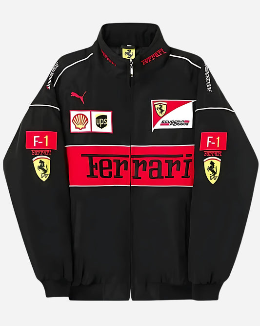 F1 Black Racing Jacket Unisex l TSF