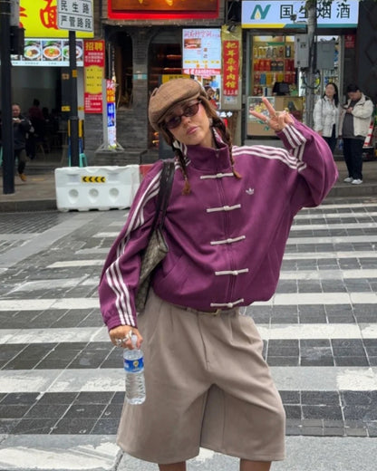 CNY PURPLE UNISEX JACKET