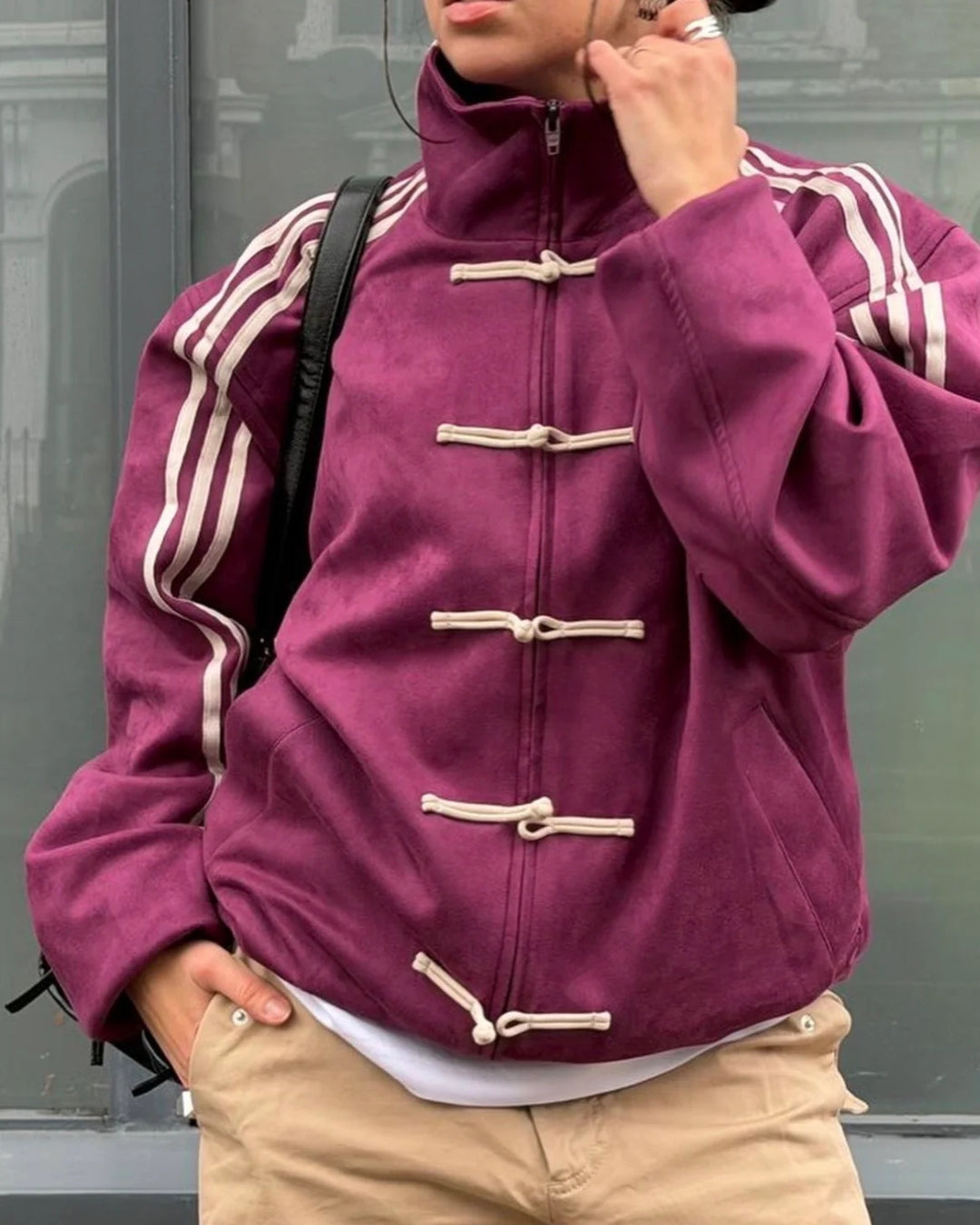 CNY PURPLE UNISEX JACKET