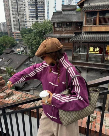 CNY PURPLE UNISEX JACKET