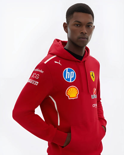 F1 SCUDERIA FERRARI RED UNISEX HOODIE