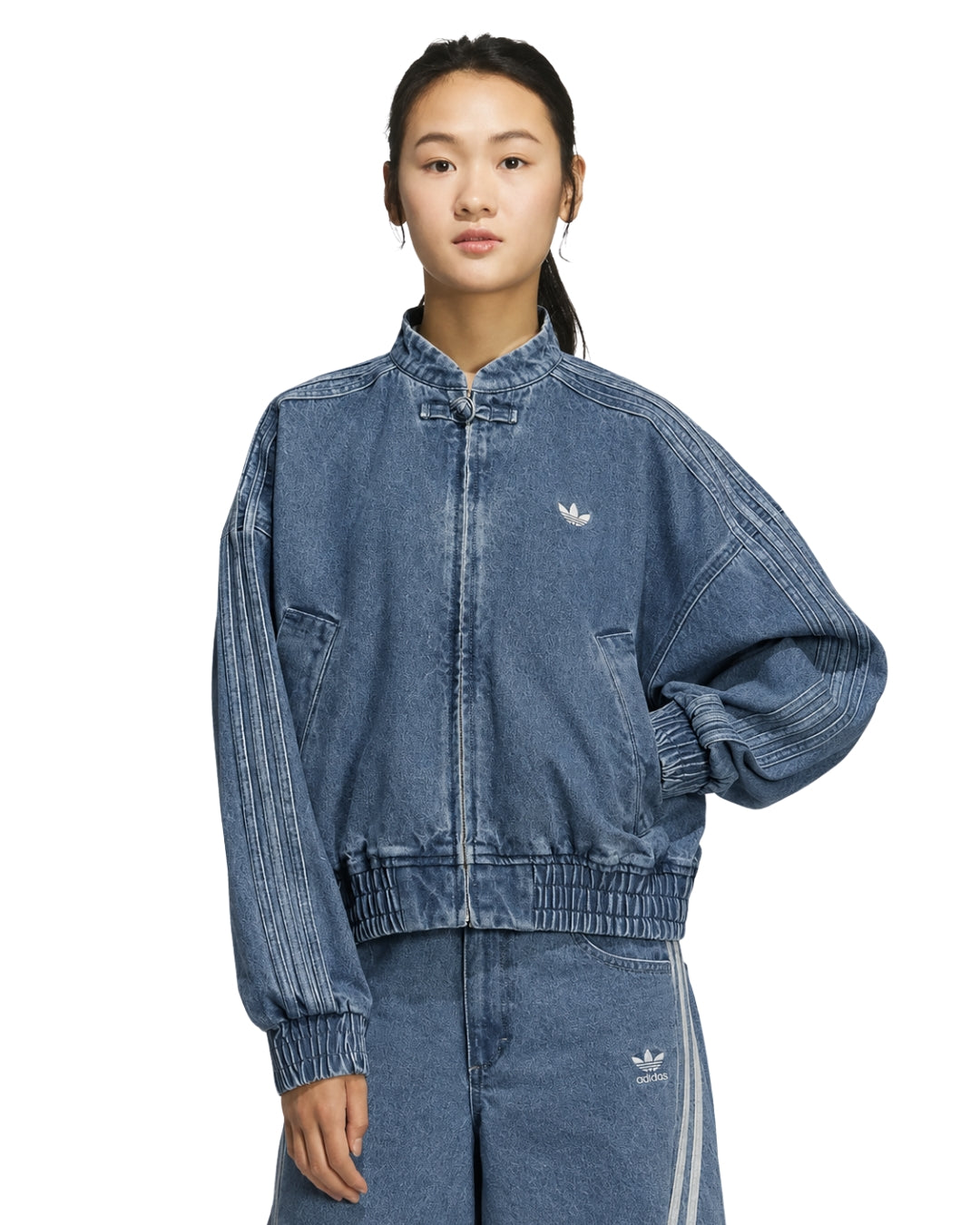 CNY-VINTAGE BLUE WASH DENIM JACKET - UNISEX