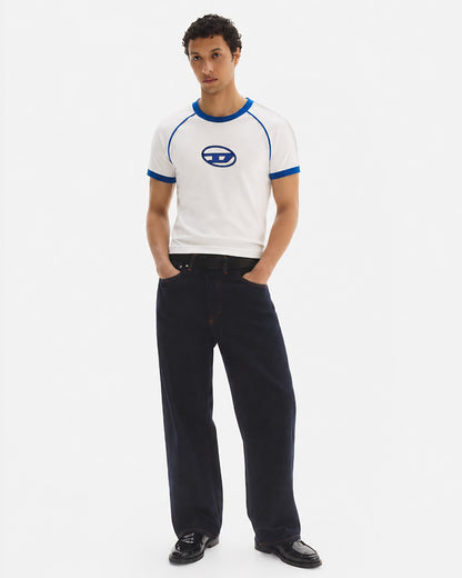 DIES#L WHITE & BLUE RINGER T-SHIRT