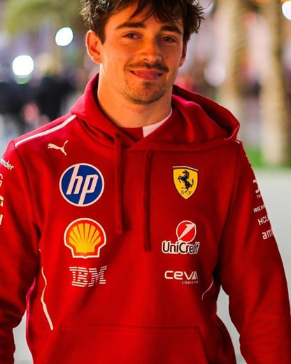 F1 SCUDERIA FERRARI RED UNISEX HOODIE