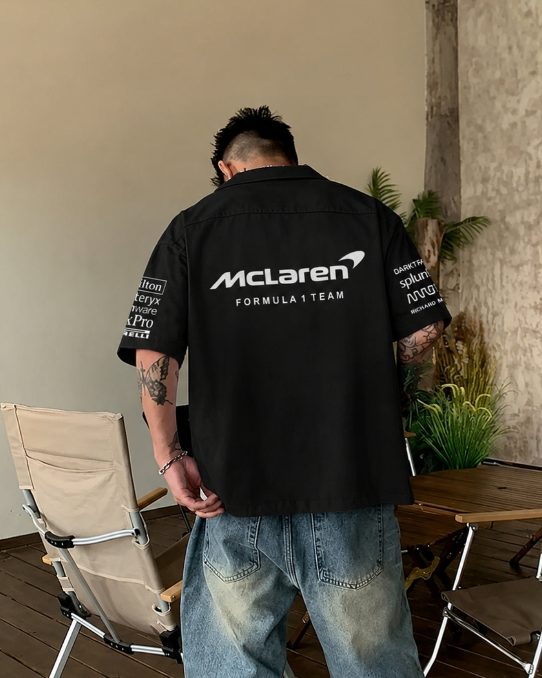 F1 MCLAREN BLACK UNISEX SHIRT