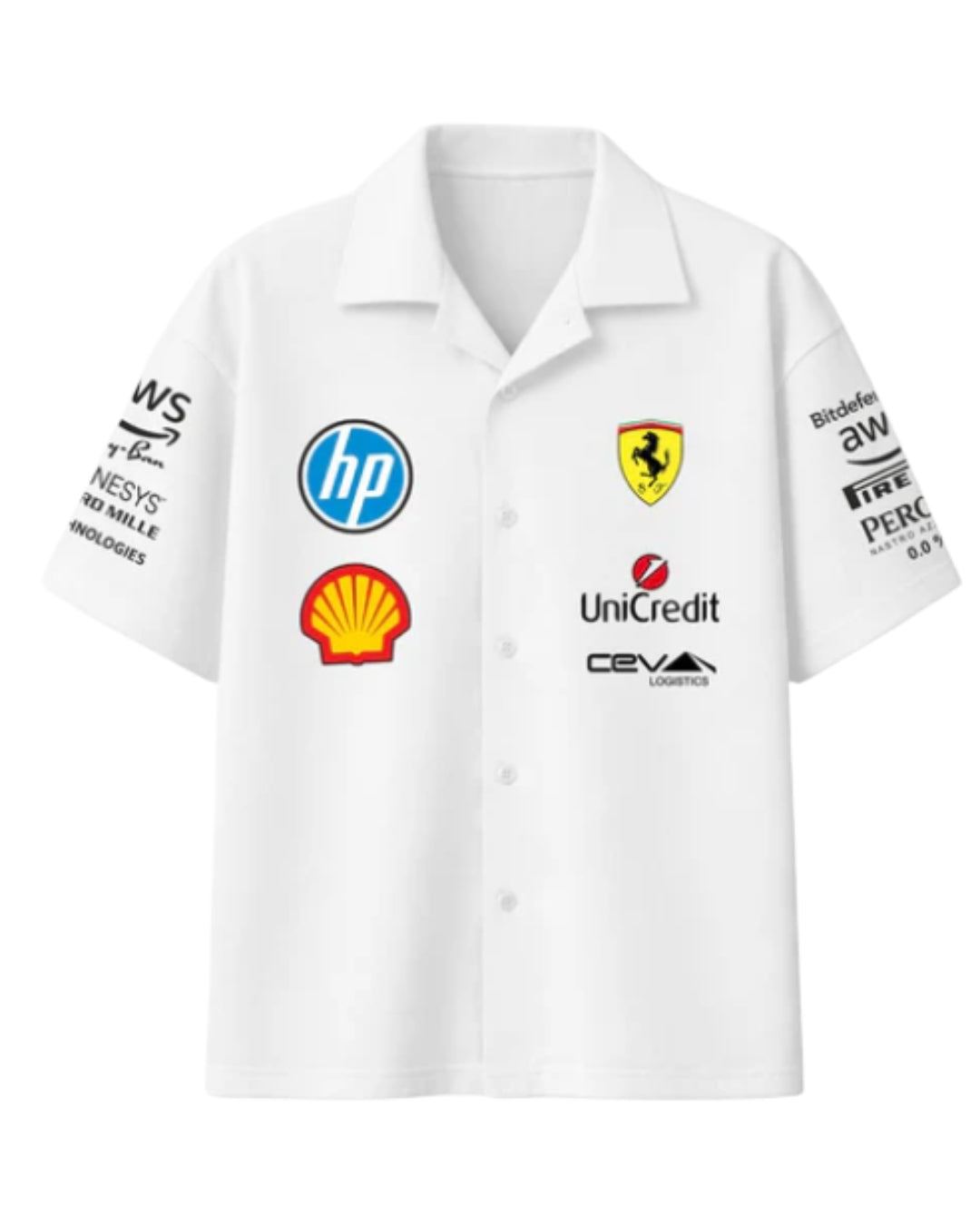 F1 SCUDERIA WHITE UNISEX SHIRT