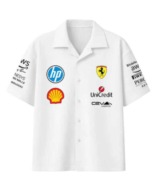 F1 SCUDERIA WHITE UNISEX SHIRT