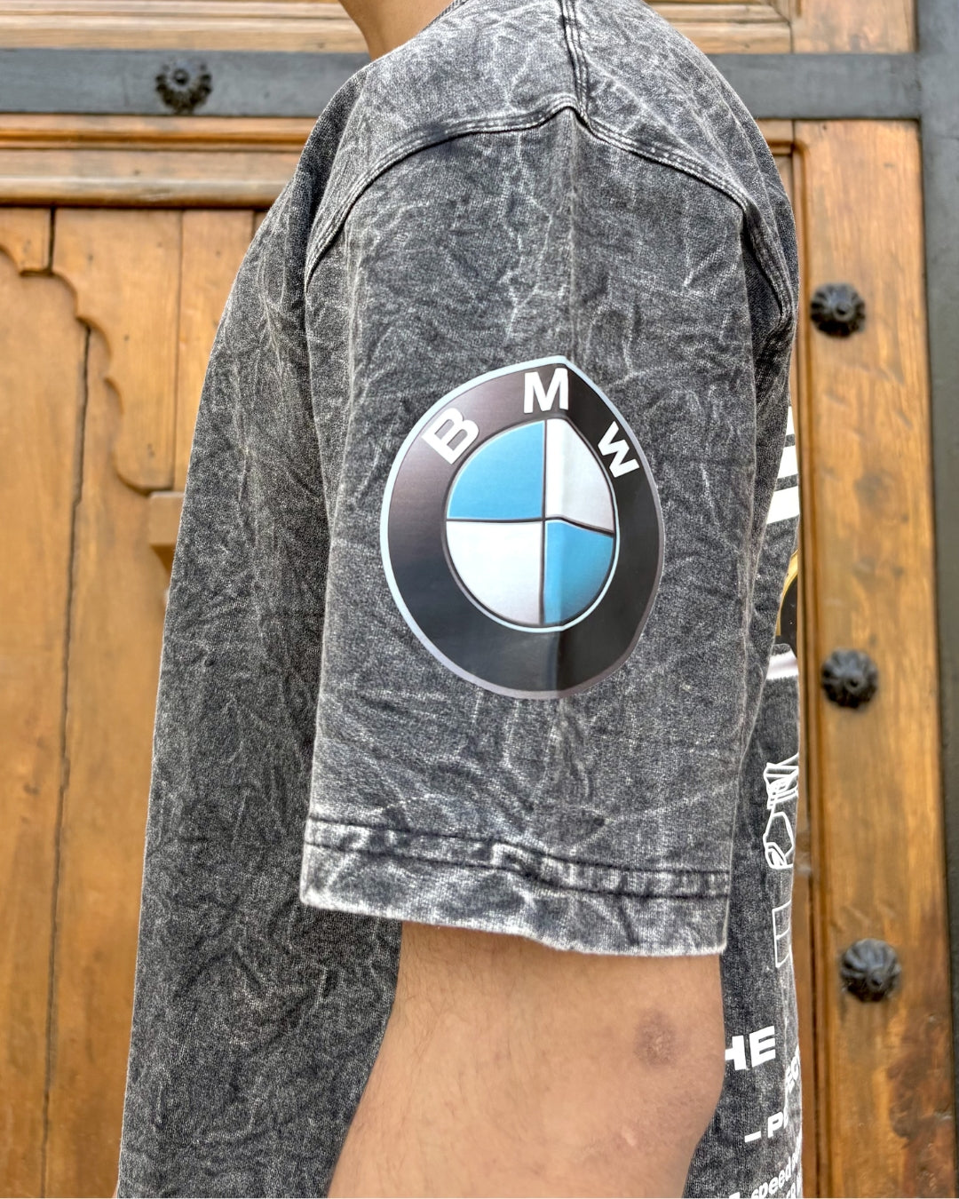 BMW ACID WASH UNISEX T-SHIRT