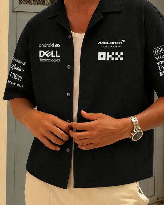 F1 MCLAREN BLACK UNISEX SHIRT